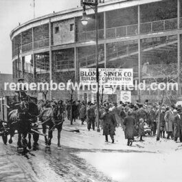1914 Weeghman Park Crowd Outside