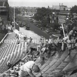 1937 Wrigley Field Bleacher Construction